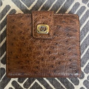 Vintage Gucci Ostrich wallet